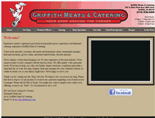 Tablet Screenshot of griffithmeats.com